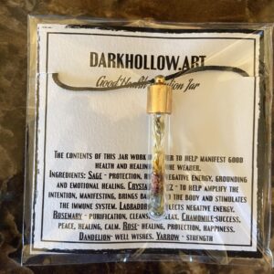 Intention Vial Necklace - Good Helath